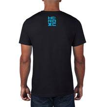 Load image into Gallery viewer, HEROIC Motorcycle Road Racing Black / Teal TShirt