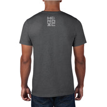 Load image into Gallery viewer, HEROIC Motorcycle Road Racing Heather Grey Rider TShirt