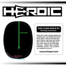 Load image into Gallery viewer, HEROIC Velcro Knee Patch Kit - Replacement