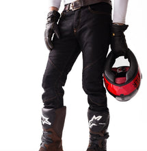 Load image into Gallery viewer, BOLID'STER "RIDE'STER V" Black Men's Motorcycle ARMALITH® Jeans
