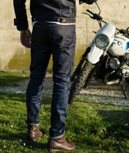 Load image into Gallery viewer, BOLID'STER "HIP'STER" Indigo Men's Motorcycle ARMALITH® Jeans