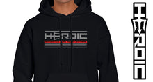 Load image into Gallery viewer, HEROIC Logo Black Hoodie Sweatshirt
