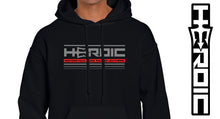 Load image into Gallery viewer, HEROIC Logo Black Hoodie Sweatshirt