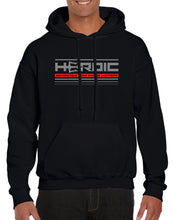 Load image into Gallery viewer, HEROIC Logo Black Hoodie Sweatshirt