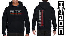 Load image into Gallery viewer, HEROIC Logo Black Hoodie Sweatshirt