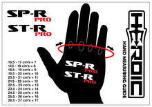 Load image into Gallery viewer, HEROIC SP-R Pro V1 Gloves - Black