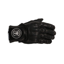 Load image into Gallery viewer, HEROIC ST-R Pro FTR Covered Knuckle Shorty Gloves - Black