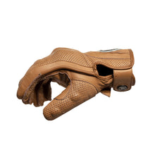 Load image into Gallery viewer, HEROIC ST-R Pro FTR Covered Knuckle Shorty Gloves - Tan