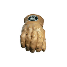 Load image into Gallery viewer, HEROIC ST-R Pro FTR Covered Knuckle Shorty Gloves - Tan