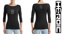 Load image into Gallery viewer, HEROIC Women's Trident Angel Long Sleeve TShirt