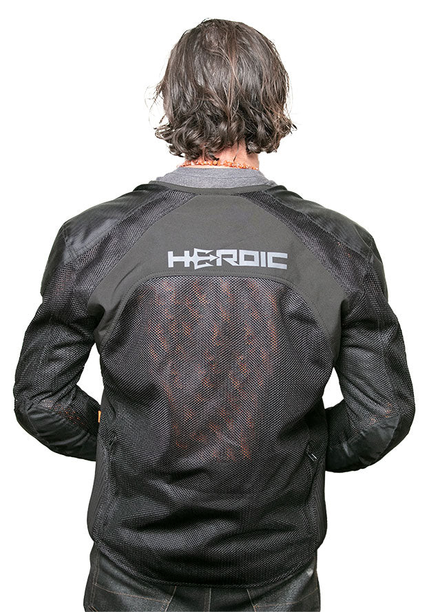 HEROIC HIFLOW Recon Motorcycle Jacket with light weight mesh and D3O ...