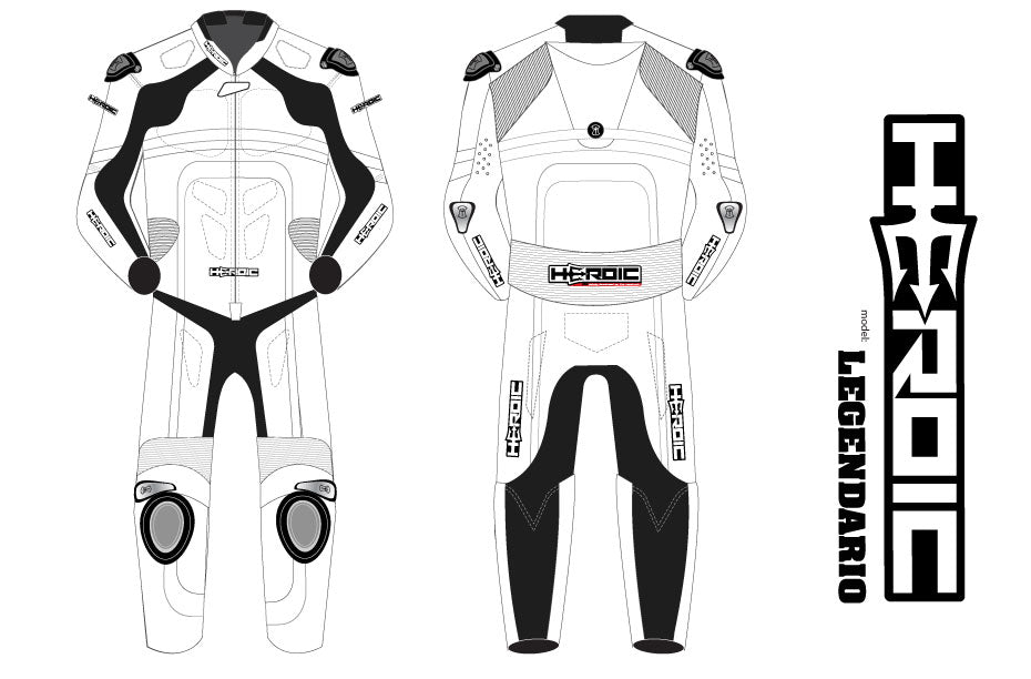 HEROIC LEGENDARIO Motorcycle Pro Racing Suit – HEROIC Racing Apparel