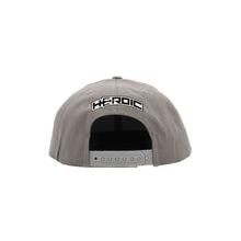 Load image into Gallery viewer, HEROIC Classic Logo Snapback - Grey