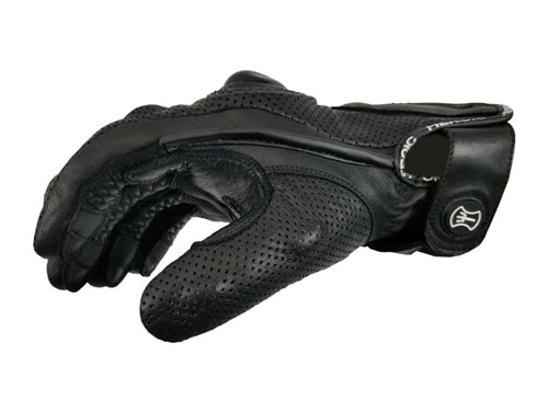HEROIC ST-R PRO BLACK SHORTY MOTORCYCLE GLOVES W STINGRAY – HEROIC