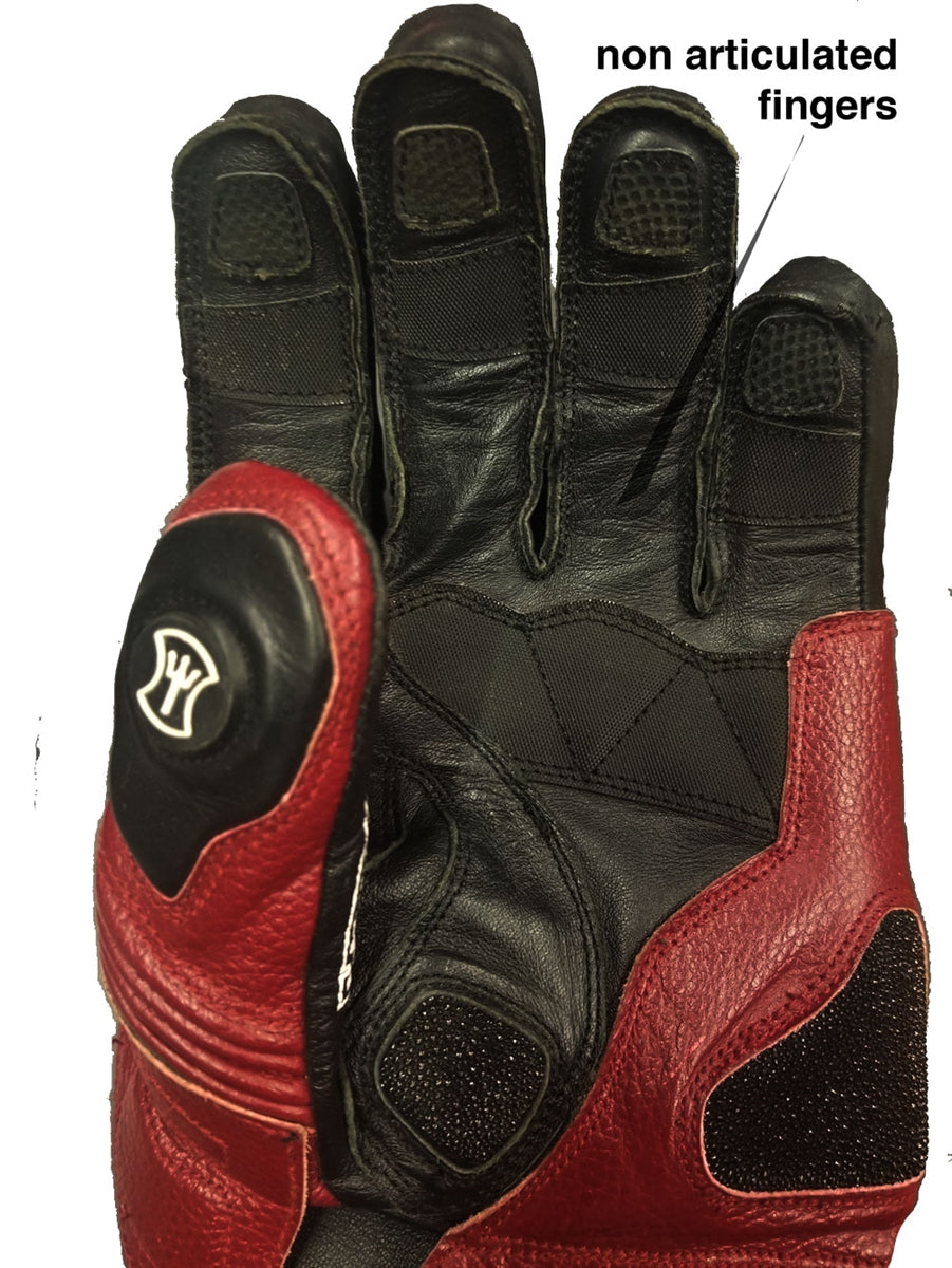 Ronstan Sticky Race Gloves W-3 Full & 2 Cut Fingers - Grey - Small