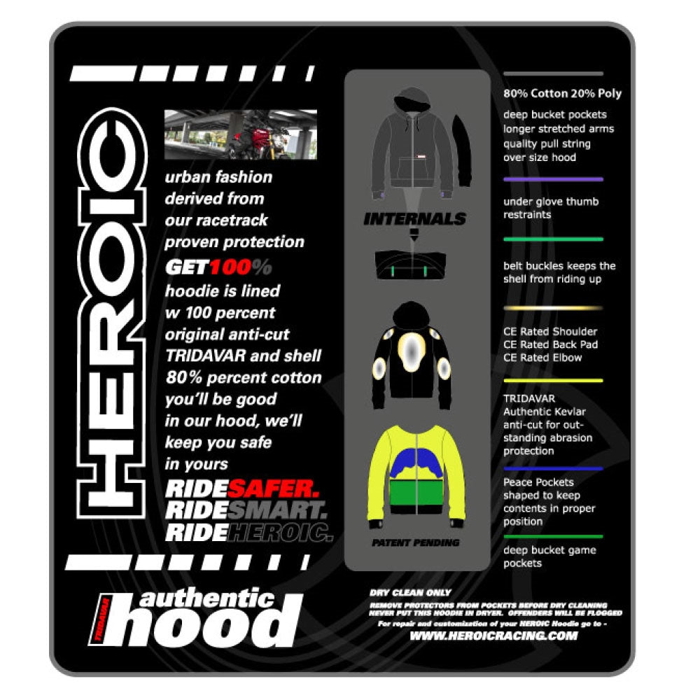 HEROIC TRIDAVAR outlet Armored Hoodie