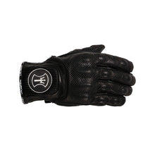 Load image into Gallery viewer, HEROIC ST-R Pro FTR Covered Knuckle Shorty Gloves - Black