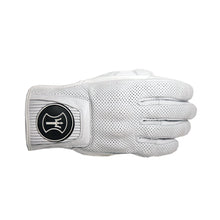Load image into Gallery viewer, HEROIC ST-R Pro FTR Covered Knuckle Shorty Gloves - White