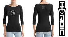 Load image into Gallery viewer, HEROIC Women&#39;s Trident Angel Long Sleeve TShirt
