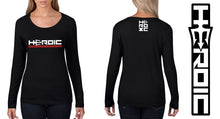 Load image into Gallery viewer, HEROIC Women&#39;s Classic Logo Long Sleeve TShirt